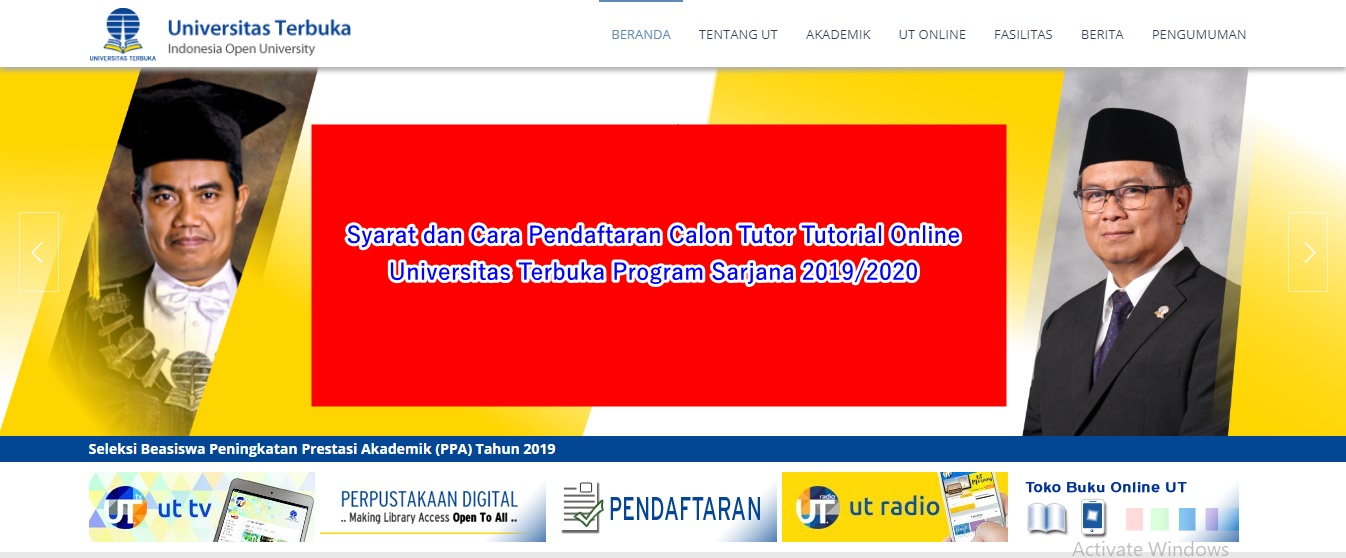 Syarat Dan Cara Pendaftaran Calon Tutor Tutorial Online Universitas Terbuka Program Sarjana 2019 2020 Berbagi Ilmu Syarat Dan Cara Pendaftaran Calon Tutor Tutorial Online Universitas Terbuka Program Sarjana 2019 2020 Berbagi Ilmu