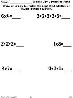 Thrifty in Third Grade: Guided Math Set Up