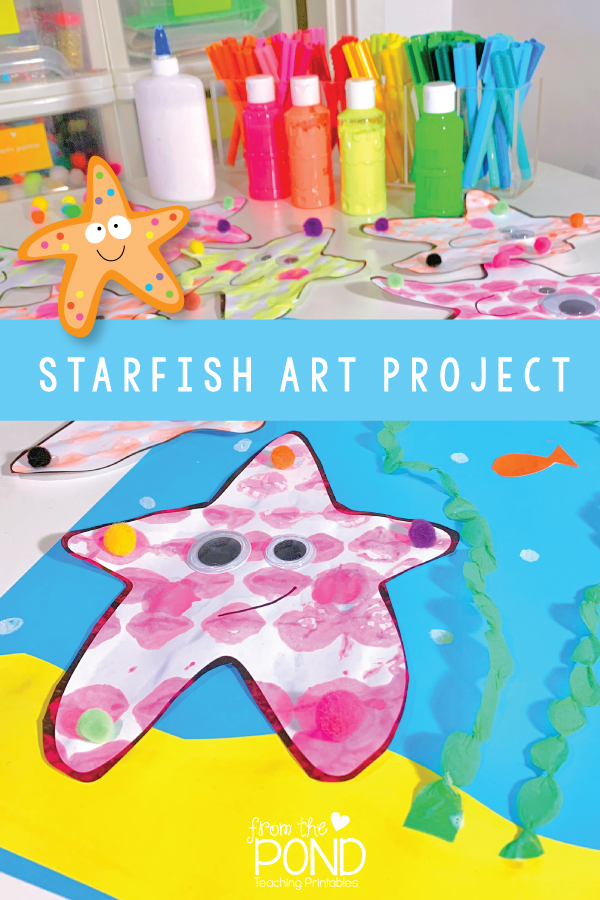 Bubble Wrap Starfish Craft - No Time For Flash Cards