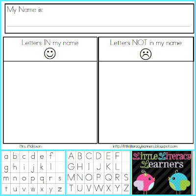 Little Literacy Learners: Introducing Letters and Sounds-Names