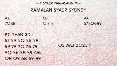 syair sydney rabu