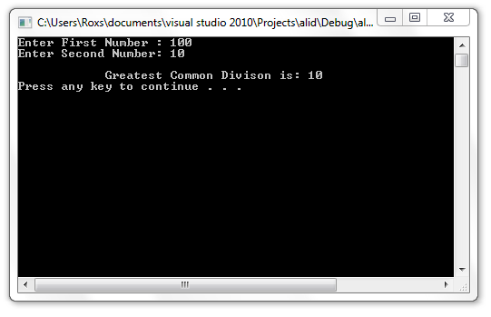 Write a c++ code to find Greatest Common Division (GCD)? (GCD:- It ...