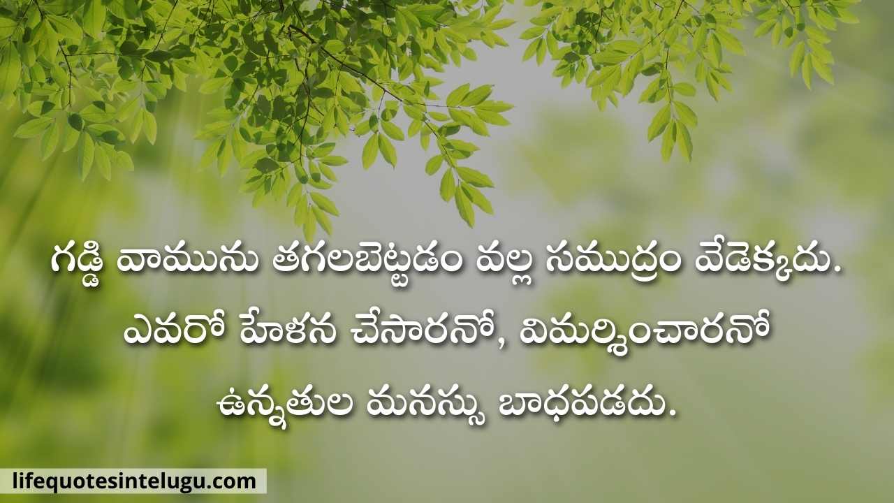 Motivational Quotes In Telugu