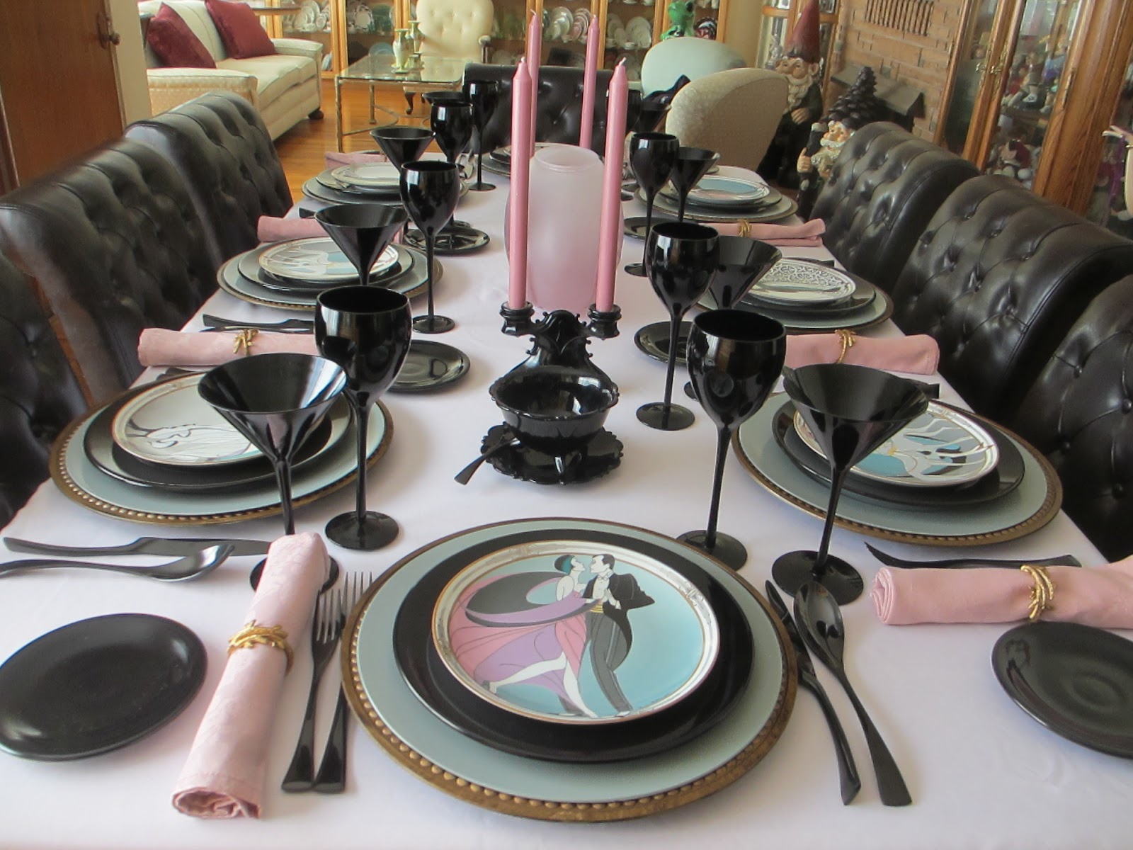 The Guest Art Deco Tablescape
