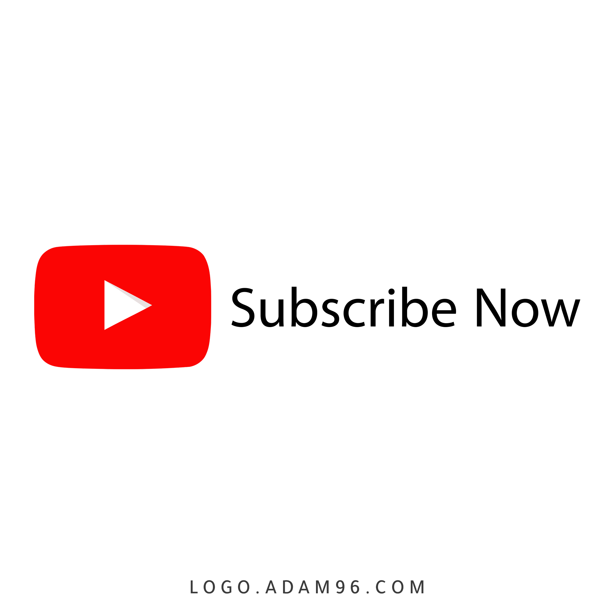 Logo Youtube Subscribe Now PNG