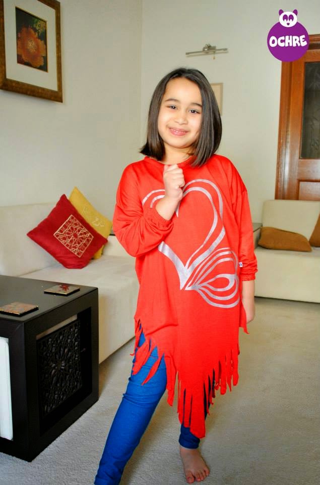 Ochre Latest Summer Western Style Tops and Dresses Collection 2014 for Kids