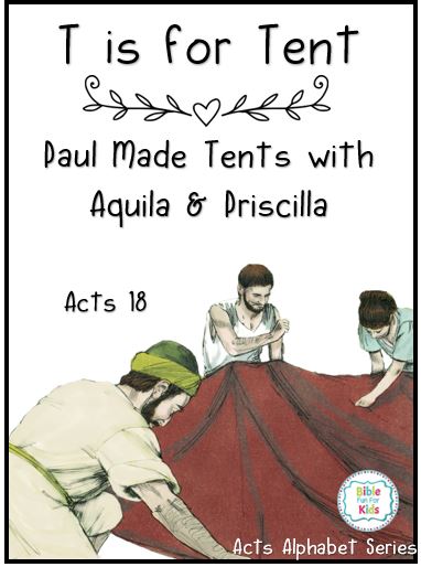 Paul Made Tents with Aquila and Priscilla | Bible Fun For Kids
