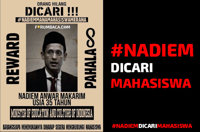 #NadiemDicariMahasiswa - FORUMBACA.COM