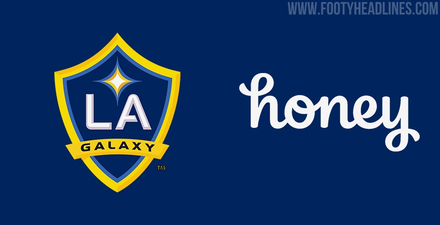 LA Galaxy 2021/23 Away Sponsor Honey Patch White in 2023