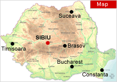 SIBIU Hermannstadt Transylvania Romania MAP 1650 24x38i