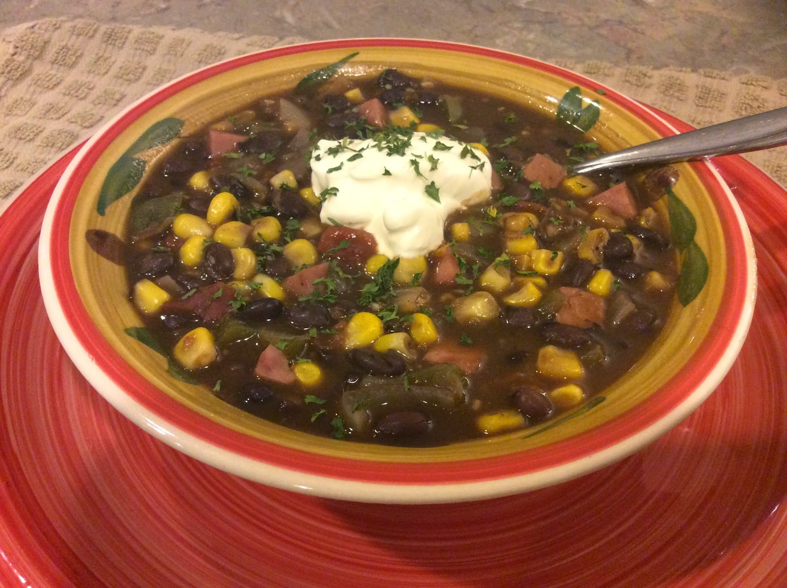 All Things Libby Black Bean and Ham Soup