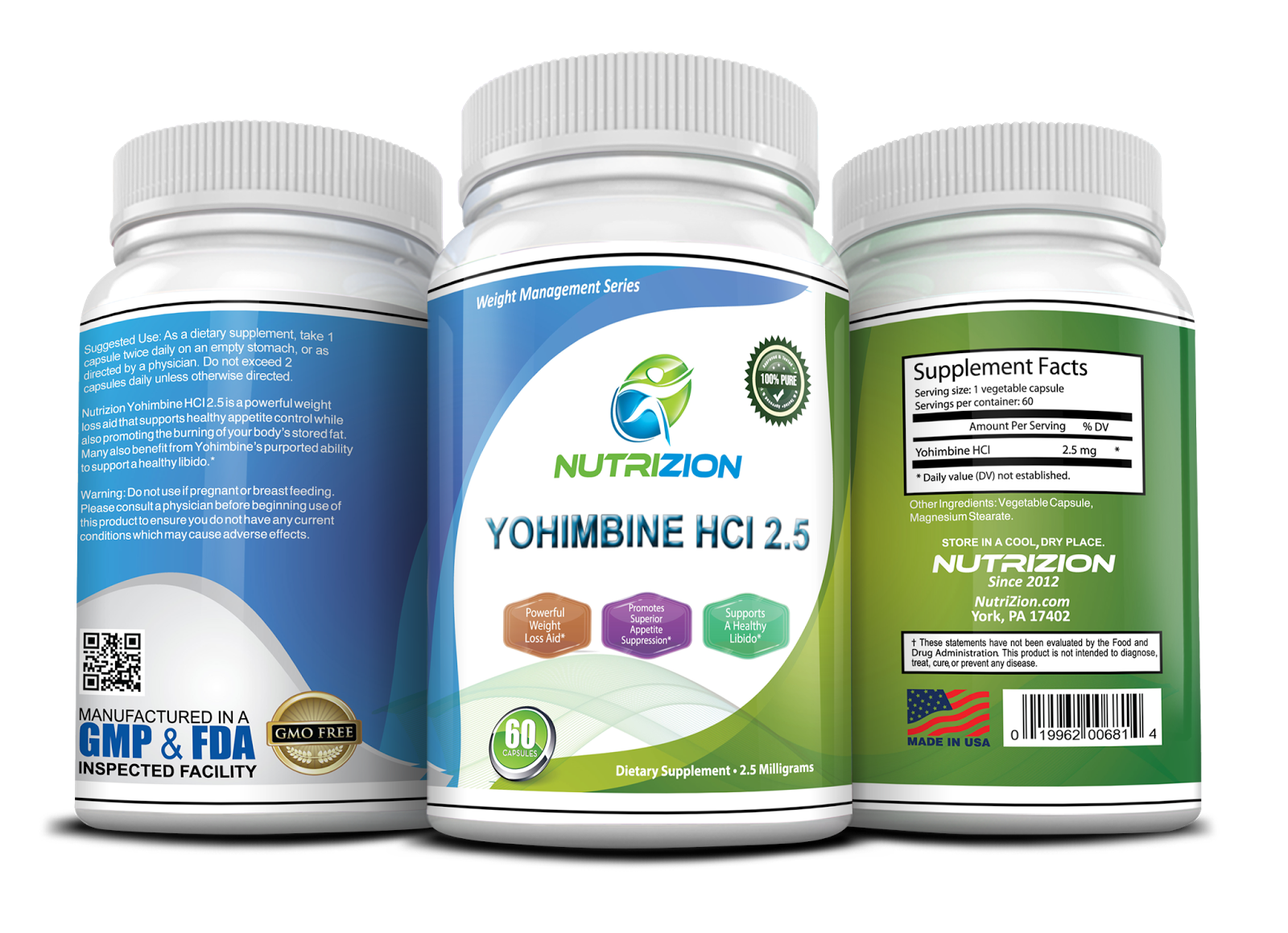 Jennaviva Says....... Nutrizion Yohimbine HCI 2.5