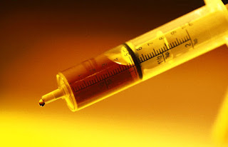 Close Up Syringe Vaccine Flu Shot