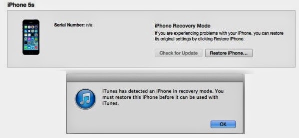 iOS 8 downgrade to iOS 7.1.1