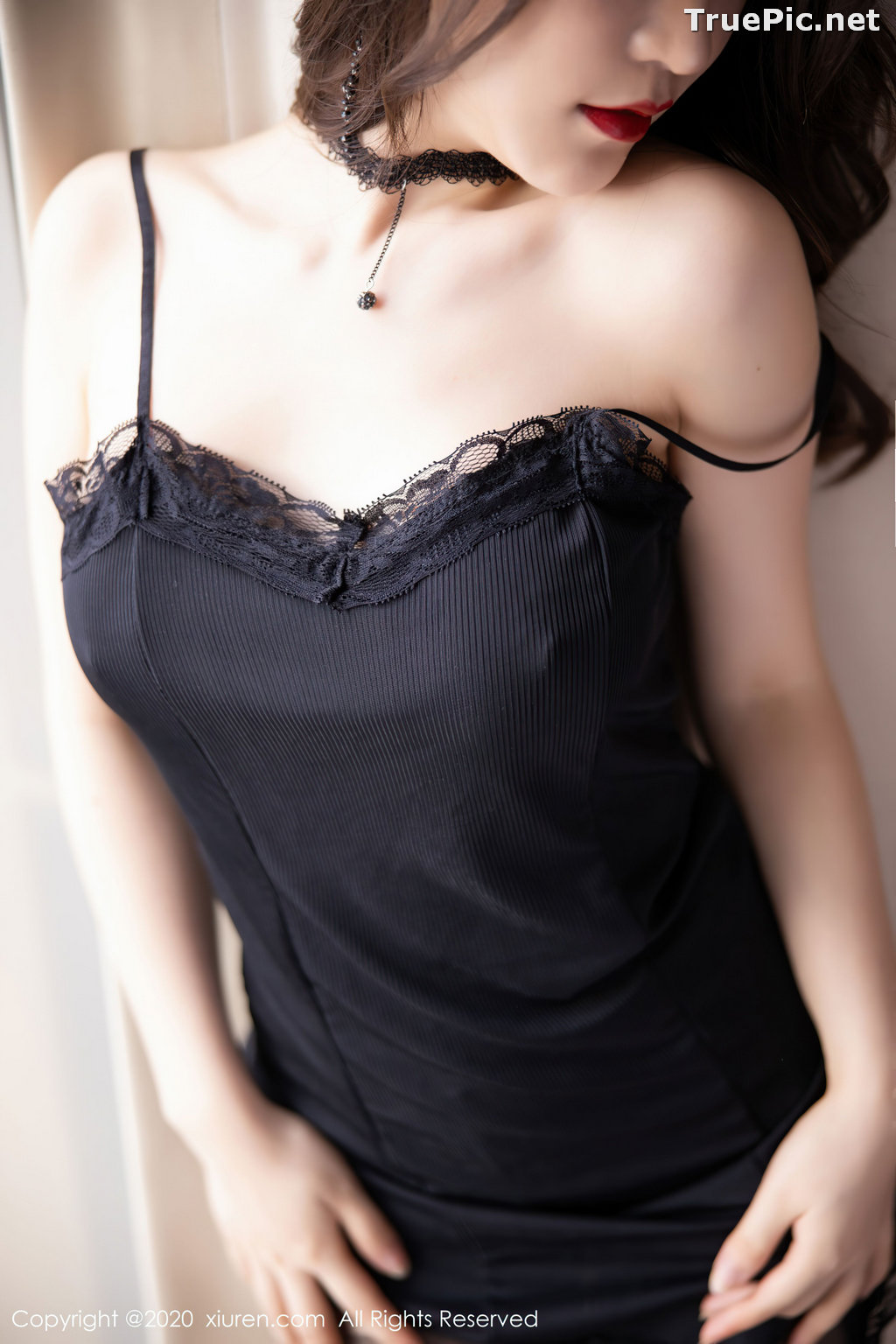 Image XIUREN No.2620 - Chinese Model - 绯月樱-Cherry - Sexy and Mysterious Black - TruePic.net - Picture-35