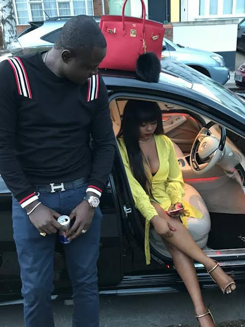 Malivelihood Buys Fiancee Deola Smart a Brand New S500 Mercedes Benz