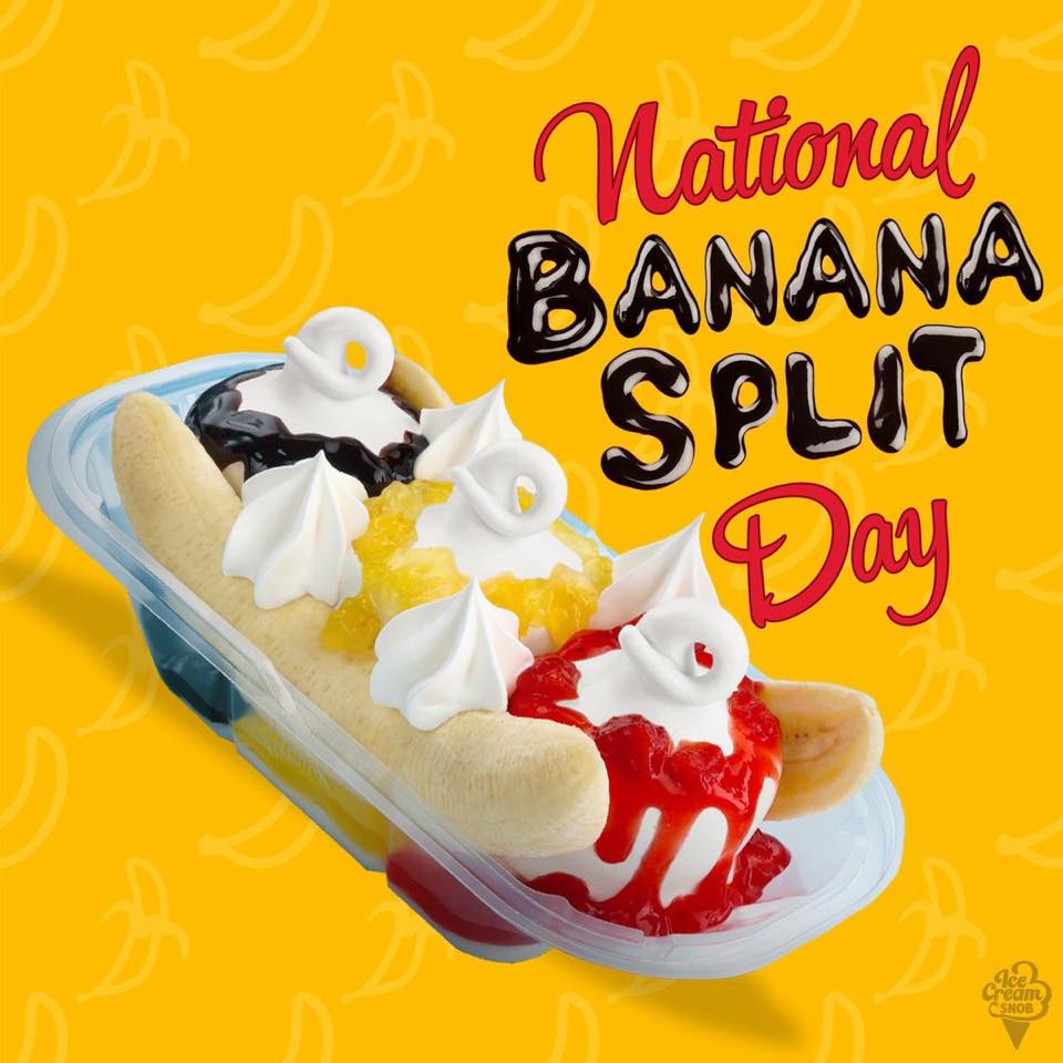 День бананового сплита (National Banana Split Day) в США.