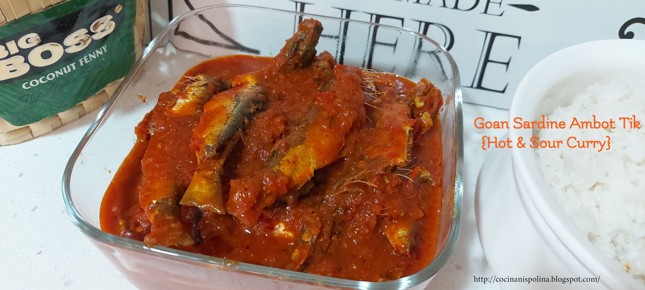 Cocinanispolina Goan Sardines Ambot tik Hot and Tangy Sardine Curry