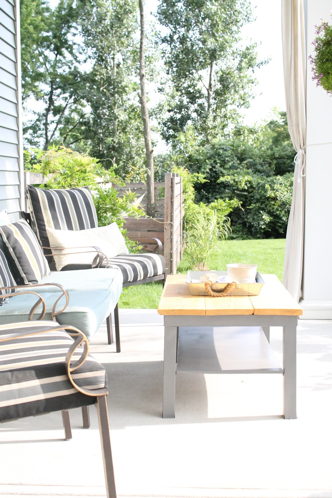 50 DIY Outdoor Coffee Table (IKEA hack) The Unique Nest