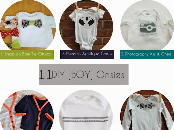 10+ DIY Baby Boy Onesies