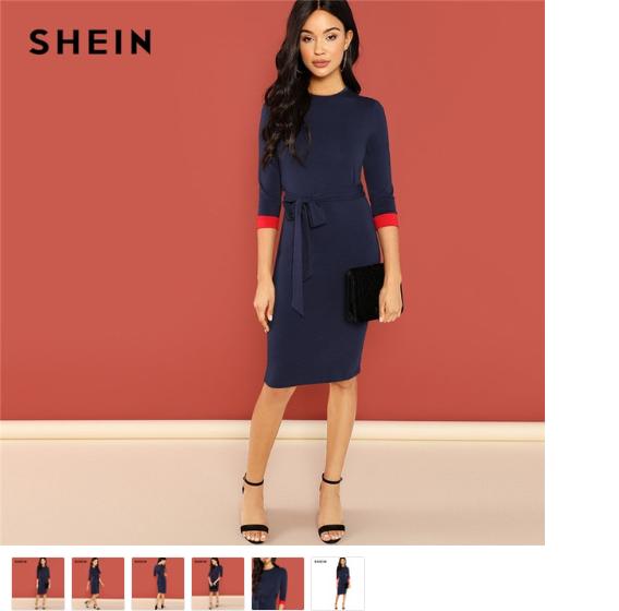 SHEIN Navy Office Lady Colorblock Belted / Sleeve Pencil Dress Autumn ...