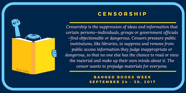 ALA censorship definition - Censorship is the suppression of ideas and information that certain persons - individuals, groups or government officials - find objectionable or dangerous. Censors pressure public institutions, like libraries, to suppress and remove from public access information they judge inappropriate or dangerous, so that no one else has the chance to read or view the materical and make up their own minds about it. The censor wants to prejudge materials for everyone.