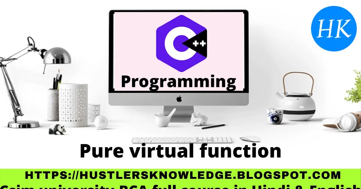 Pure virtual function in c++