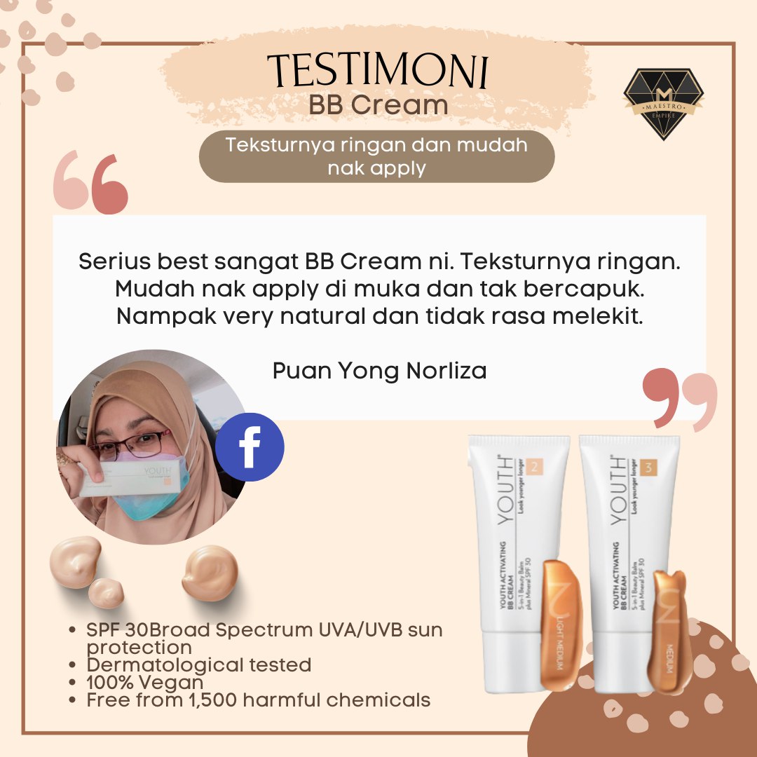 Testimoni Youth BB Cream Shaklee Testimoni Youth BB Cream Shaklee