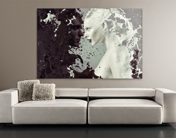 Canvas prints for a creative home design!