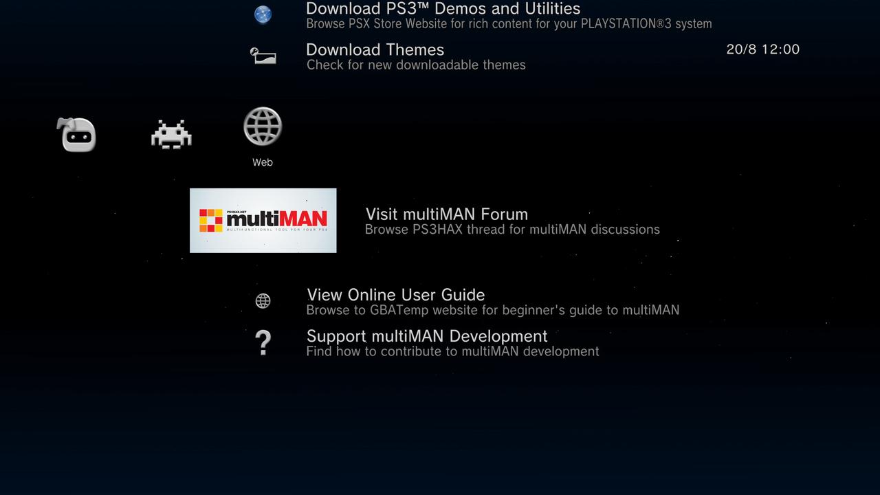 Ps3 игры multiman. Multiman ps3. Прошивка для ps3 Multiman. Загрузка ps3. Программа Multiman для пс3.