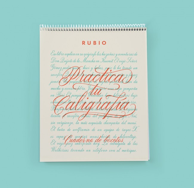 Cuadernillos Rubio, caligrafía y lettering para adultos, No me toques las  Helvéticas