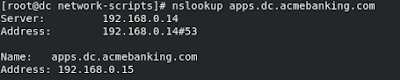 Use nslookup command to test reverse and forward IP settings