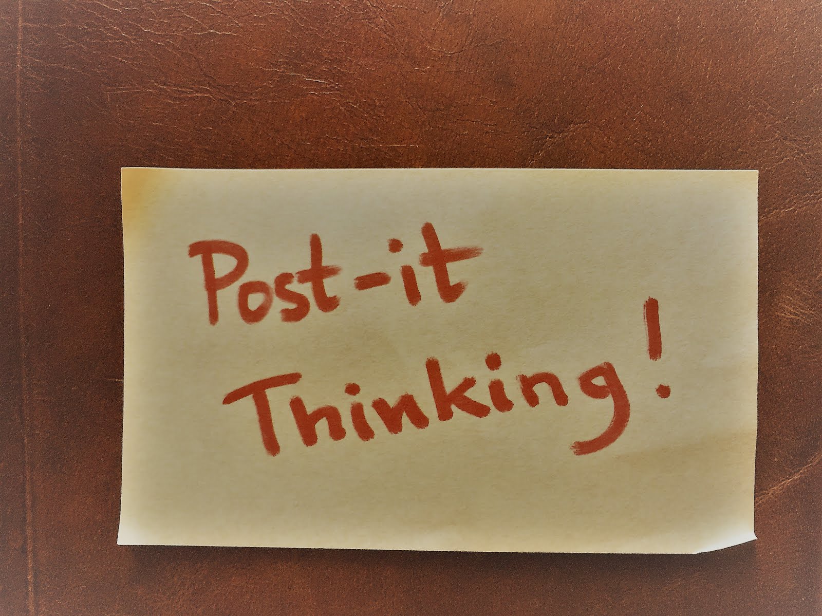 Post-it Thinking