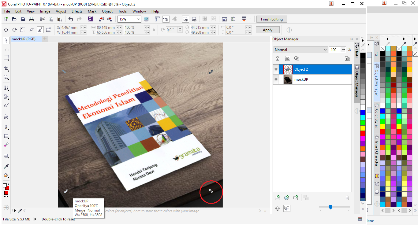 Cara Mudah Membuat Mockup Buku di CorelDRAW Zano My id
