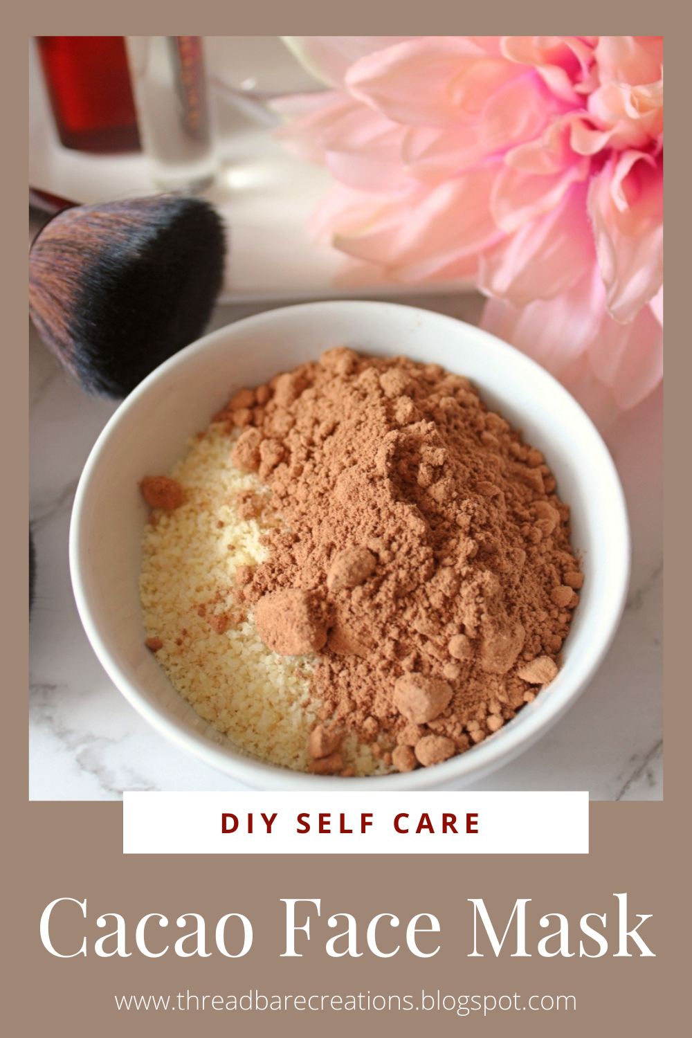 {DIY Self Care} Cacao Face Mask Threadbare Creations