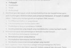 Soal Ukg Bk 2019 Dan Kunci Jawaban Guru Paud