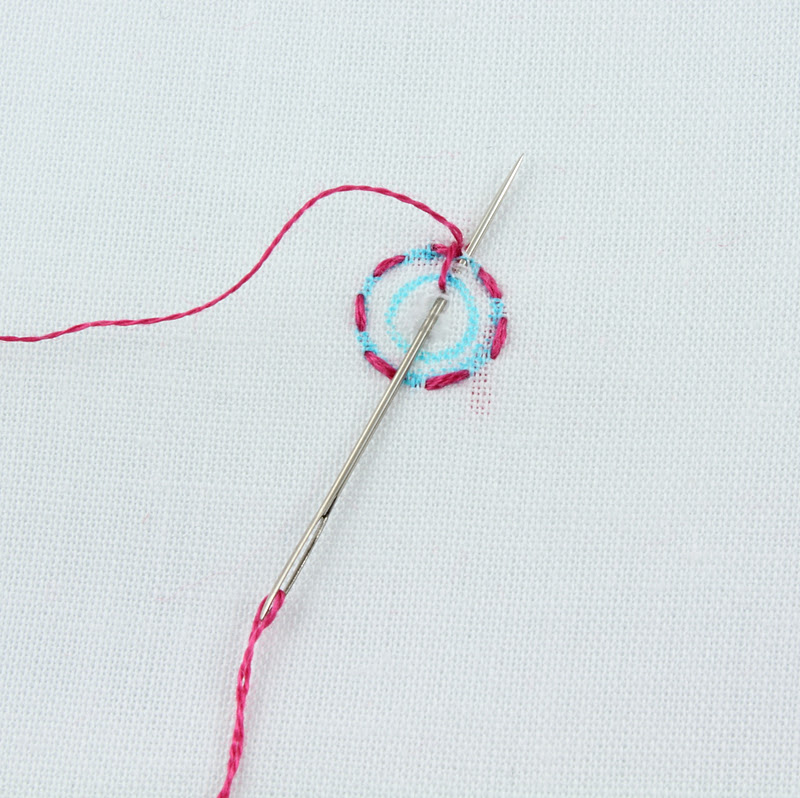 big B 100 Stitches eyelet hole stitch