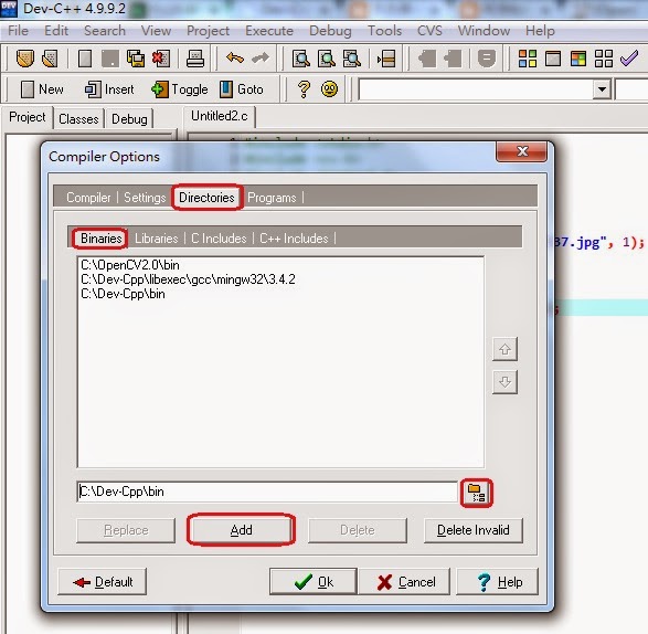 CAR: Dev-c++ Opencv安裝