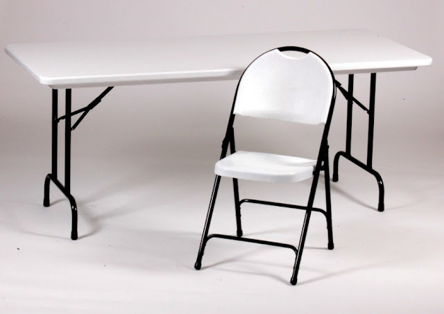 Folding Chairs and Tables from Larry Hoffman