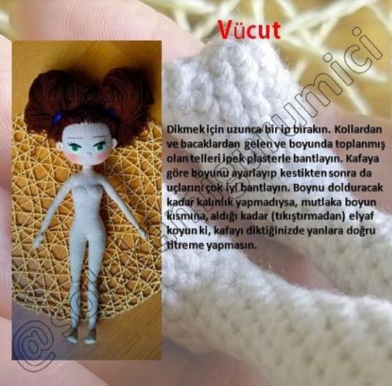 AMİGURUMİ MİRA BEBEK TARİFİ AMİGURUMİ MİRA BEBEK TARİFİ