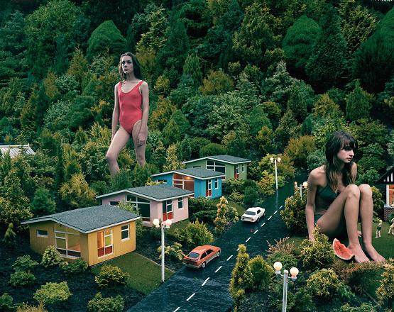 julia fullerton-batten fotografia meninas adolescentes gigantes cenários diminutos maquetes adolescência