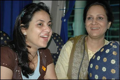 Nadia Khan with Bushra Ansari