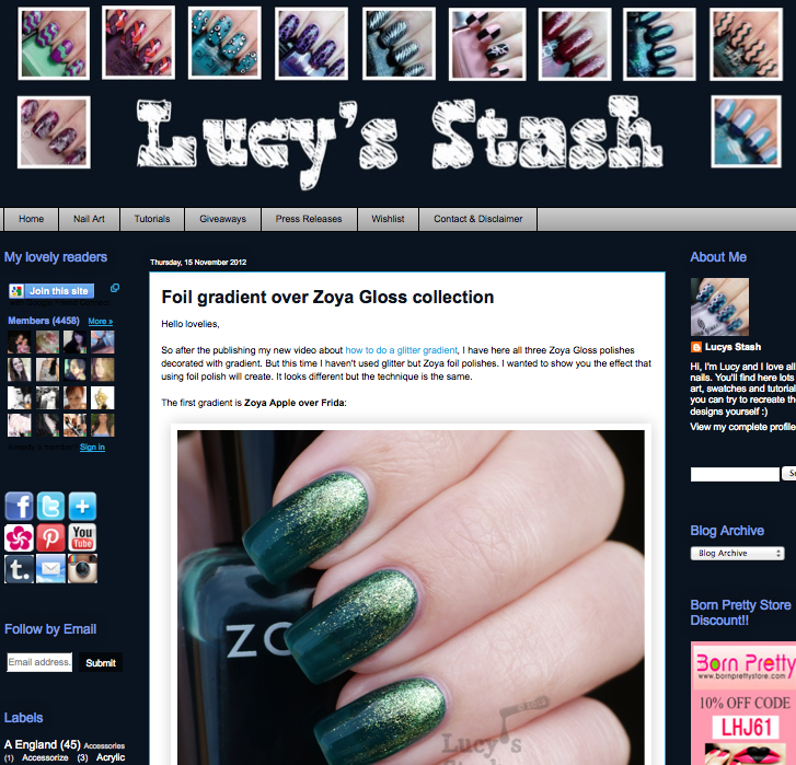 Gradient Nail Foil Manicure feat. Born Pretty Store Nail Foils - Lucy's  Stash