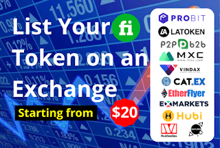 How can you get listed on cryptocurrency exchange