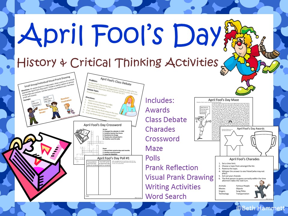 Education Helper: April Fool's Day Fun Freebies