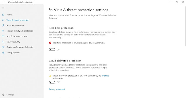 Cara Mematikan Sementara Antivirus Windows Defender Pada Laptop Windows 10 Dengan Mudah