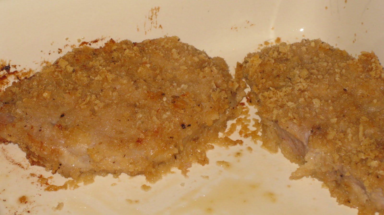 Cheese Curd In Paradise Tortilla Crusted Pork Chops