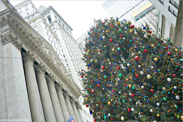 Árbol de Navidad de Wall Street en Nueva York 