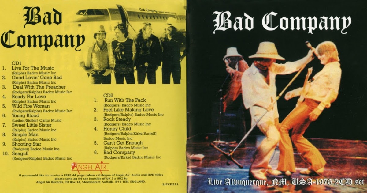 bad company tour 1976