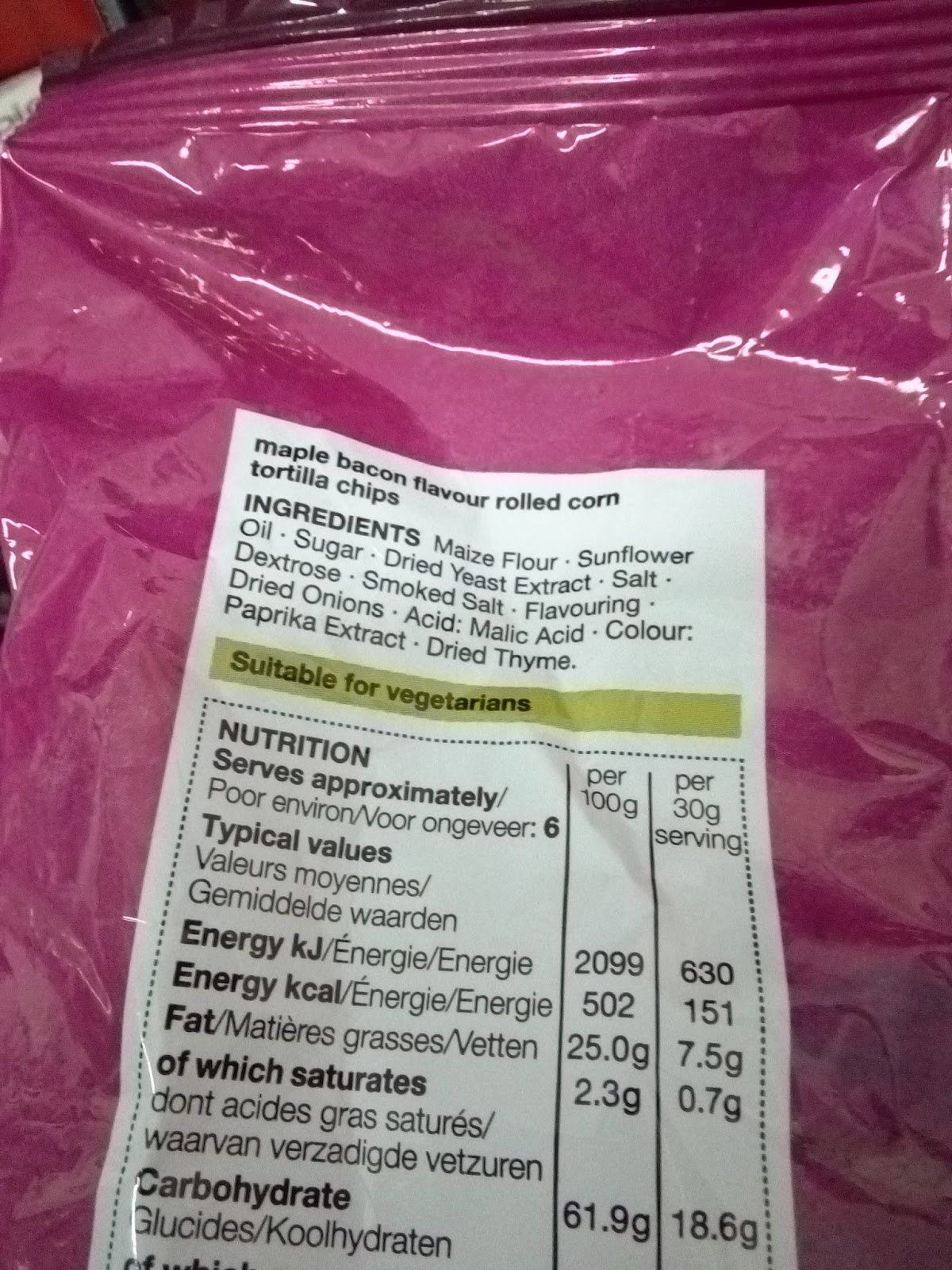 Supersupergirl's Food Reviews [Marks and Spencers] Bacon Maple